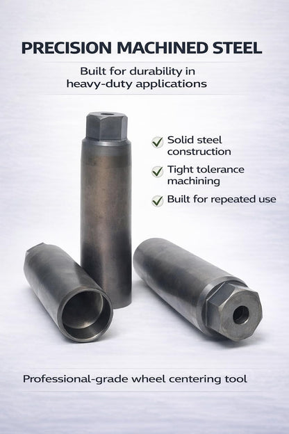 TRU-BALANCE A-1573 Wheel Centering Tool Set for Semi Trucks, Drive & Steer Axles, Eliminates Vibration & Uneven Tire Wear