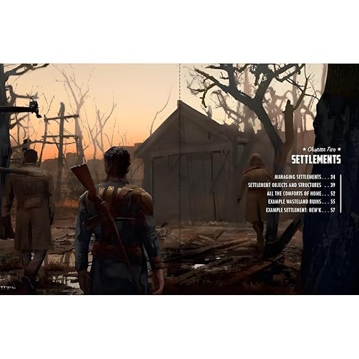 Modiphius: Fallout: The Roleplaying Game Settler's Guide Book - Expansion Hardcover RPG Book Content for Players &amp Gamemasters 192 Pages