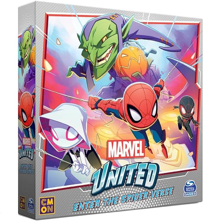 CMON Marvel United Enter The Spider-Verse Expansion | Tabletop Miniatures Game | Strategy Game | Cooperative Game for Adults and Kids | Ages 14+ | 1-4 Players | Avg. Playtime 40 Minutes | Made by CMON