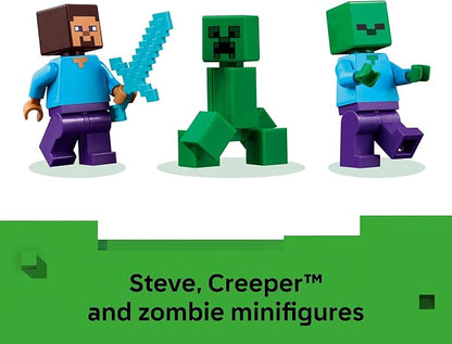 LEGO Minecraft The TNT Jungle House Building Toy - Minecraft Toy for Boys and Girls Ages 8+ - Gift for Birthdays - Video Game Playset for Fans - 21275