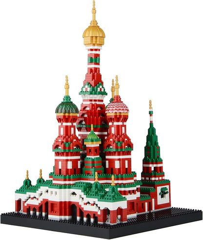 Building Block Set Saint Basil's Cathedral Architecture Model Micro Mini Blocks Educational Mini Blocks 4300 PCS