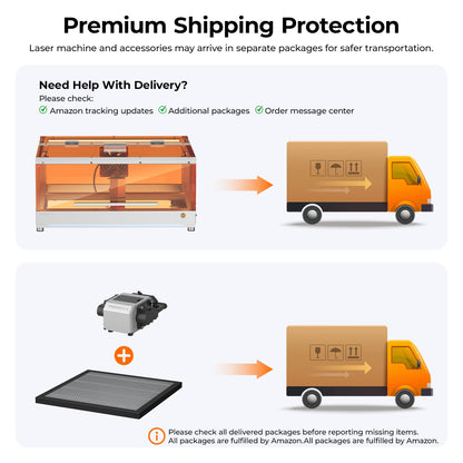 TOOCAA 40W Enclosed Laser Engraver with Smart Air Assist, 400mm Metal Honeycomb Panel, 22" x 22" Large Bed Size, Class1 Safety Laser Cutter for Tumbler Wood Metal Acrylic Big Production Batch Ready