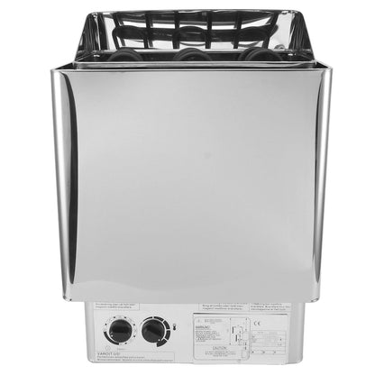 4.5KW Sauna Stove Stainless Steel Sauna Stove Internal Control Temperature Adjustable Sauna Heater 110V