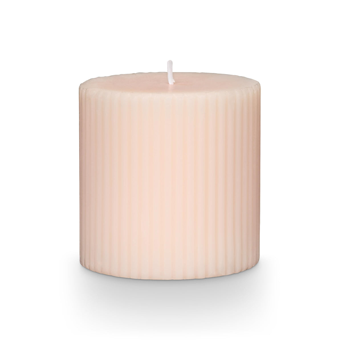 Illume Beautifully Done Small Fragranced Pillar Candle, Coconut Milk Mango