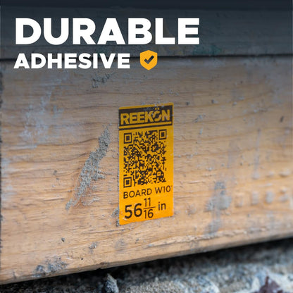 REEKON P1L Tagger Construction Label Printer – Portable Bluetooth Thermal Jobsite Printer with QR Codes, One Click Custom Labels, Battery Powered