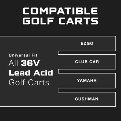 FORM 36 Volt Onboard Golf Cart Battery Charger - 36V 18AMP Lead Acid Battery Charger