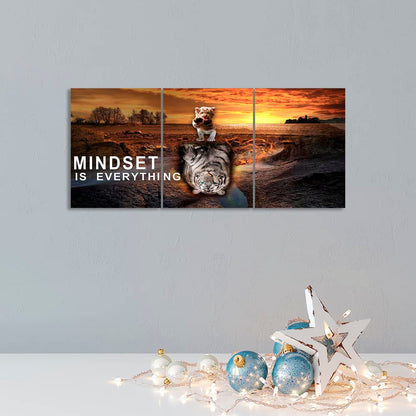 Inspirational Wall Art Canvas Wall Art Motivational Framed Wall Art Pictures Poster Prints Painting Office Wall Decorations for Bedroom Living Room Home Decor (36" W x 16" H)
