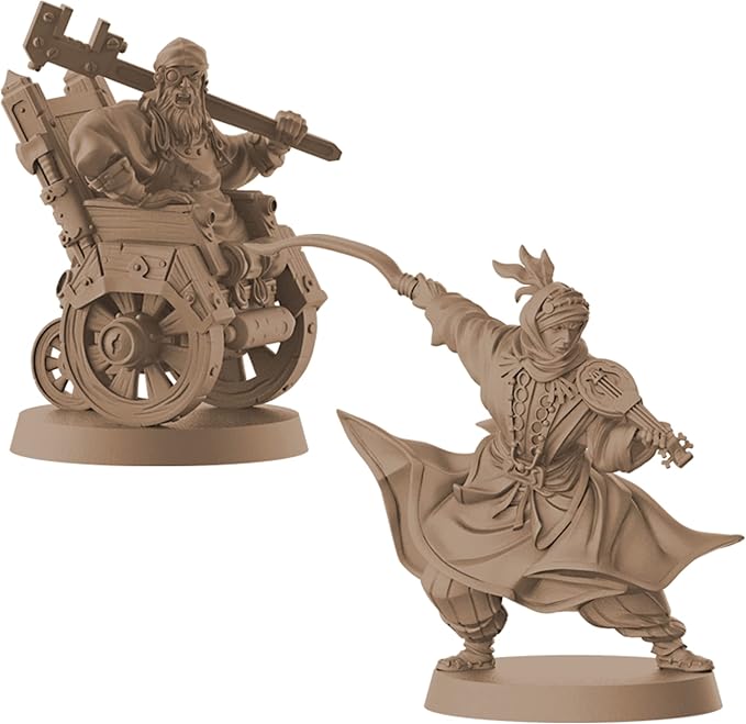 Massive Darkness 2 Bards and Tinkerers Vs. Metal Angel Heroes and Monsters Expansion | Cooperative Strategy Game for Adults and Teens | Ages 14+ | 1-6 Players | Avg. Playtime 60 Mins | Made by CMON