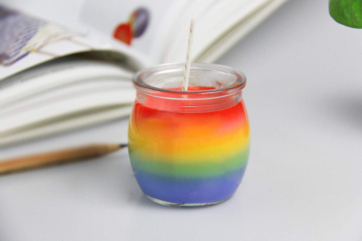 MILIVIXAY 100pcs 8inch Soy Candle Wicks for Candle Making - Coated with Natural Soy Wax, Low Smoke - Cotton Threads Woven with Paper -Thick Candle Wick with Base.