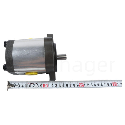 Zachager CI58K-A02-122L Hydraulic Gear Pump Fast Response & Durable Direct Replacement 5/8" Straight Keyed Inches SAE A-2 Bolts 3-15 GPM Outlet Port SAE 10 Inlet Port SAE 12 3600 PSI