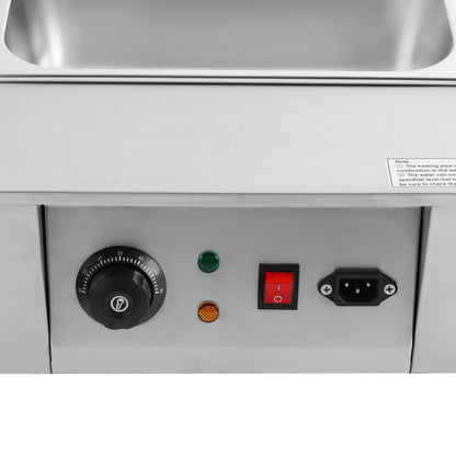 Chocolate Melting Pot, 2 Tanks Commercial Chocolate Tempering Machine 600W, Adjustable Temperature 77-185°F, 304 Stainless Steel Electric Chocolate Melter Cheese Warmer, Melting and Heating Pot