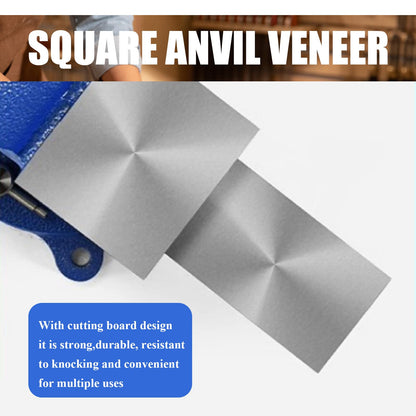 Bench Vise Heavy Duty, Table 6" Vise - Locking Base Clamp Cast Steel 360° Swivel Vice with Anvil, Table Clamp Pipe Lock Pliers Base Desktop for Woodworking Cutting Conduit Drilling, Sanding