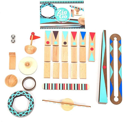 DJECO - Zig &amp Go 48-Piece Set - Building Intricate Marble Tracks - Stimulates Creative Thinking - Engaging Play for Intellectual Growth - Educational STEM Learning - Ages 8+ Years