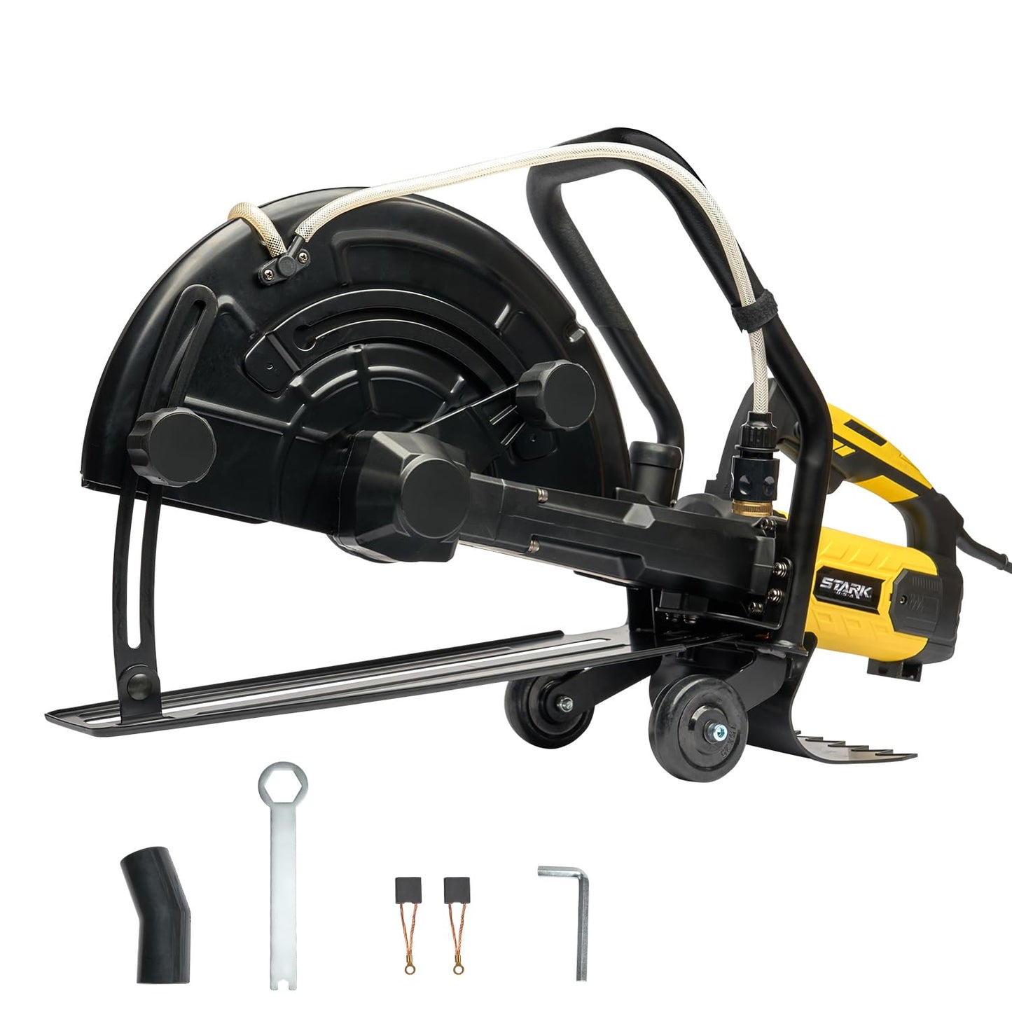 XtremepowerUS 3200W Electric 16" Wet/Dry Cutter Circular Saw Concrete Saw Cutter Saw 20AMP Water Line (Blade Included) Disc Cutter, Power Cutter