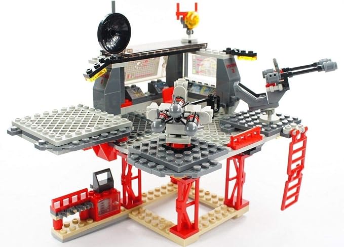 Hasbro GI Joe Battle Platform Attack A3365 - 368pc Set - Chopper Motorcycle - Ages 7-14