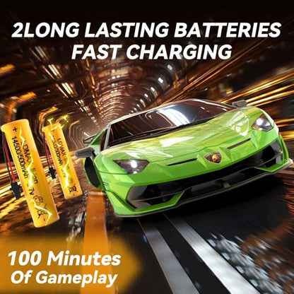Lamborghini Remote Control CarOfficially Licensed 1:16 Scale Lambo Rechargeable Hobby Rc Cars with Headlight 2.4GHz Race Car Toys for Boy Girl 4-12 Years Old 12Km/h Green