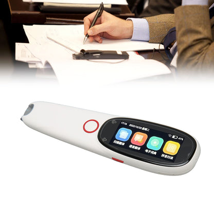Translator Pen, OCR Scanning Device with 3 Inch Screen, 134 Language Translation, Voice Translator for Learning Speech and Travel, White