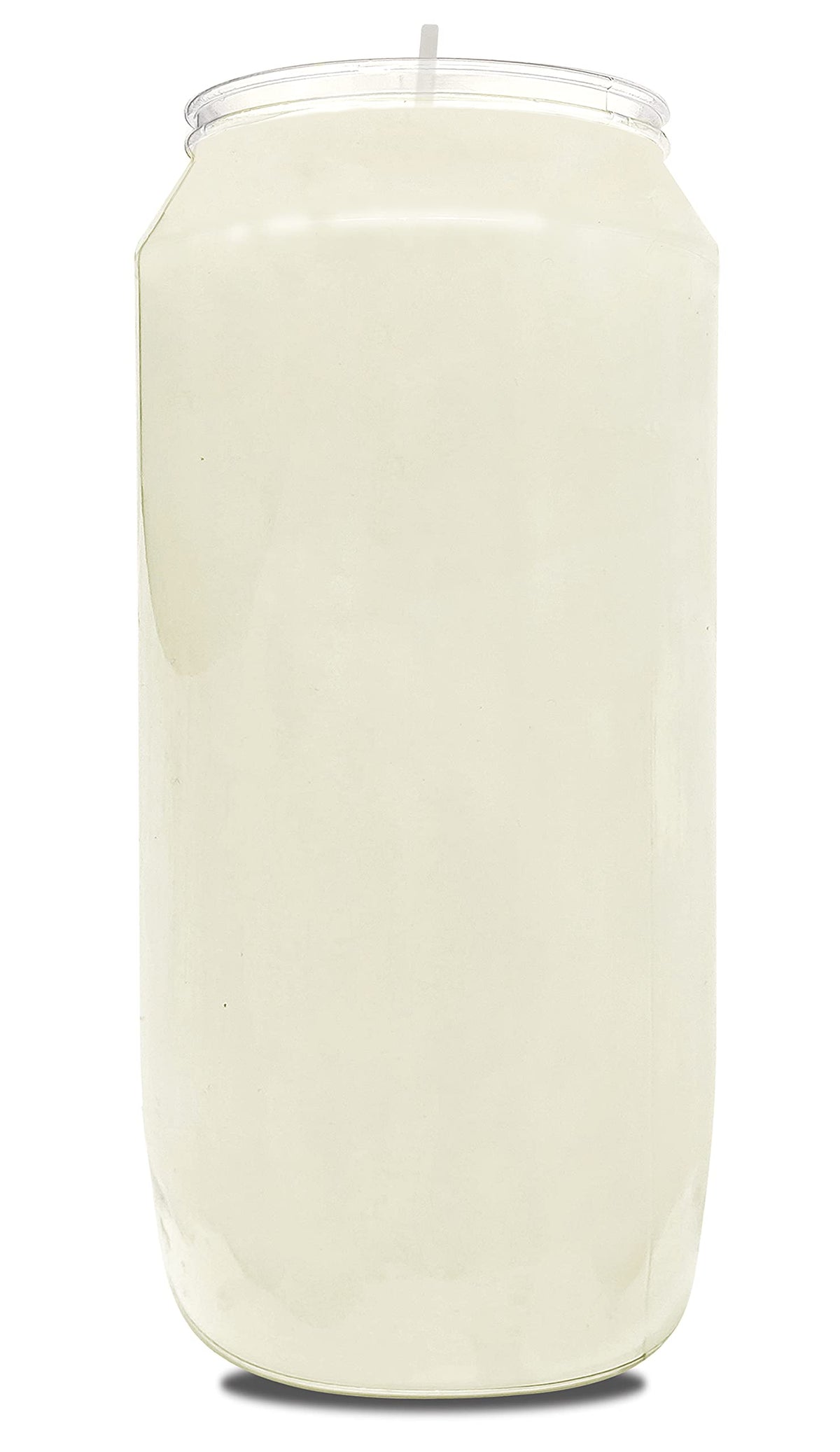 Hyoola 7 Day White Prayer Candles, 20 Pack - 6" Tall Pillar Candles for Religious, Memorial, Party Decor, Vigil and Emergency Use - Vegetable Oil Wax in Plastic Jar Container