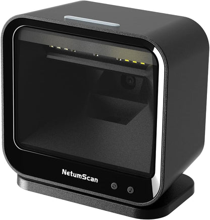 NetumScan USB Barcode Scanner, Automatic Hands-Free 1D 2D QR Code Reader, Plug-and-Play for POS Systems, Retail, Warehouse & Inventory Management - DP9280G(NS)