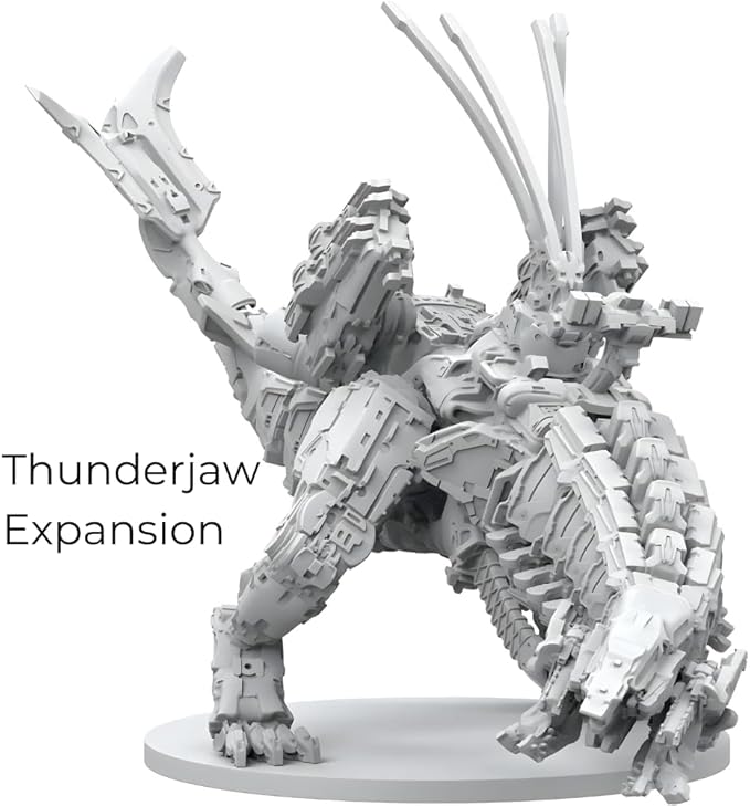 Steamforged Games Horizon Zero Dawn The Board Game Expansion Bundle: Sacred Land Thunderjaw Stormbird and Rockbreaker (4 Items)