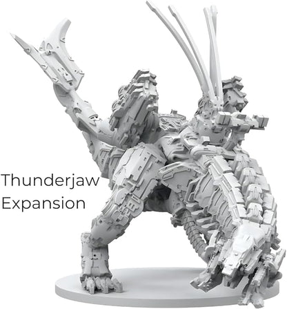 Steamforged Games Horizon Zero Dawn The Board Game Expansion Bundle: Sacred Land Thunderjaw Stormbird and Rockbreaker (4 Items)