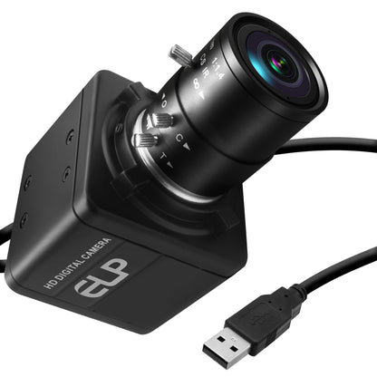QILOVE Global Shutter USB Camera – 800P Monochrome Ultra High Speed 640fps[120/210/420fps Modes] – Manual Focus 2.8-12mm CS Lens – Compatible with Raspberry Pi, Linux, Mac & Windows
