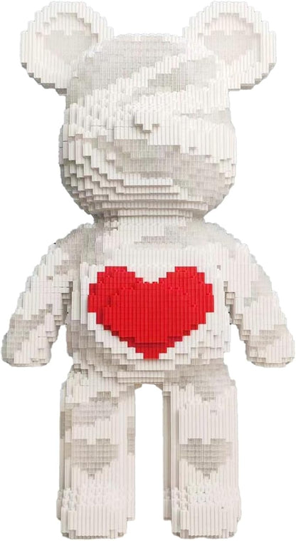 Glowing Care Bear Building Blocks (5300 PCS) 3D Micro Animal DIY Bear Building Blocks for Adults &amp Teenager Creative Toys Ideal Gift for Family &amp Friends
