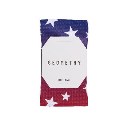 GEOMETRY Bar Towels for Kitchen Premium Towels for Cleaning Dishes & Glassware - Absorbent & Fast Drying Kitchen Towels - Gradient Star, 12" x 14" - 1-Piece