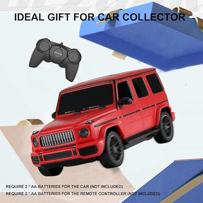 1:24 Scale Remote Control Car for Mercedes G63 2.4GHz Model RC Cars Electric Sport Racing Hobby Vehicle Gift for Adults Kids Boys Girls - Red