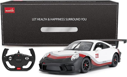RASTAR RC Cars 1/14 Porsche 911 GT3 Cup Remote Control Sports Car Porsche Toy Car for Kids Drift RC Race Car – White 2.4G