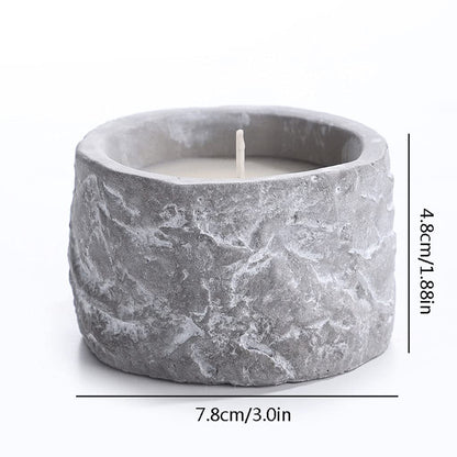 Candle Holder Aromatherapy Candle Candle Holder Cement Candle Holder Ornament Suitable for Dinner Living Room Kitchen Restaurant Centerpiece Table Decorations