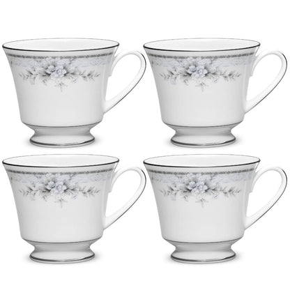 Noritake Sweet Leilani Set of 4 Teacups, 8 oz.