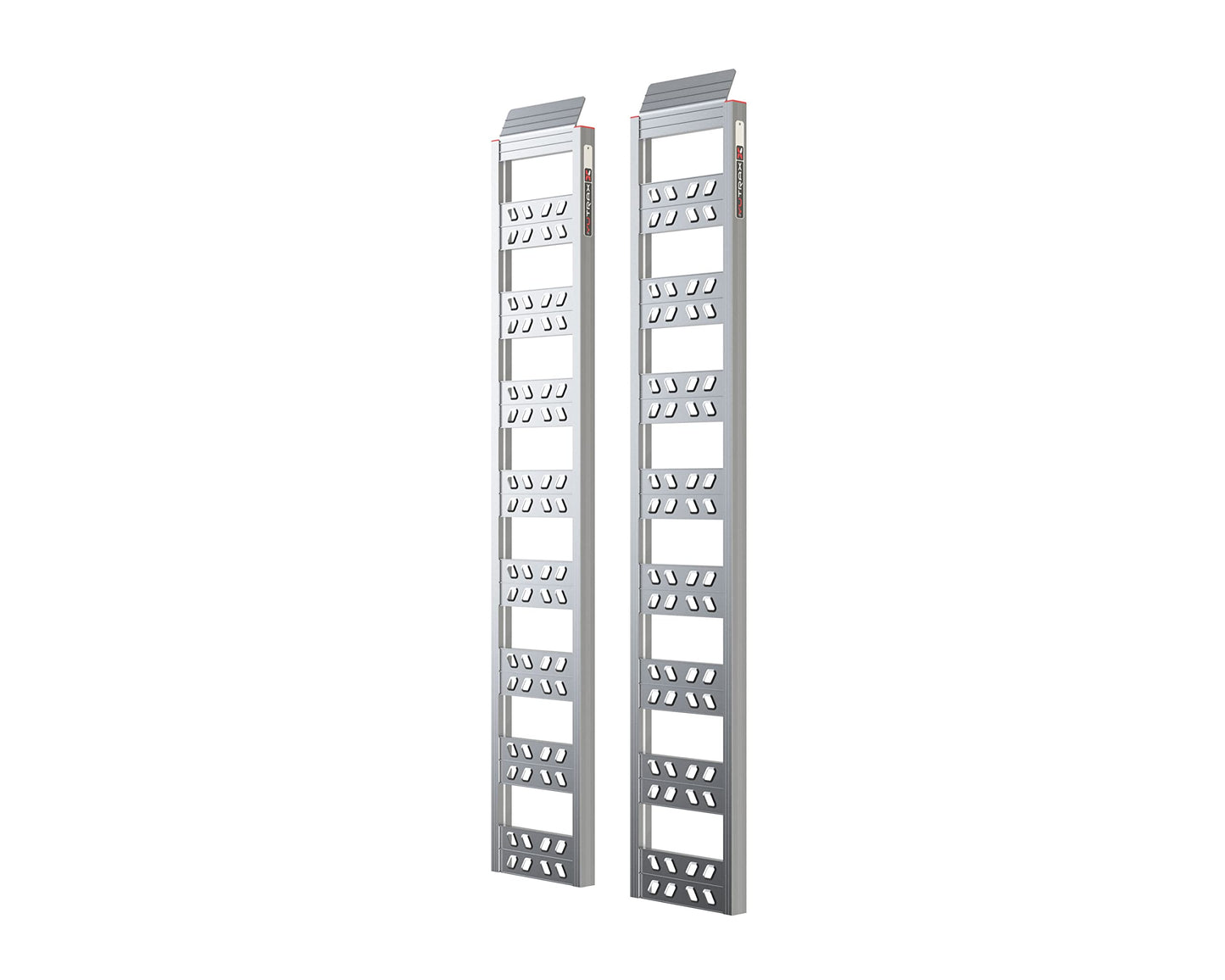 Yutrax® 77” Utility Ramps, High-Strength Extruded Aluminum, 1800 lb. Load Capacity, Lightweight, Versatile, ATV/Riding Lawn Mower Loading, Pair, YR101