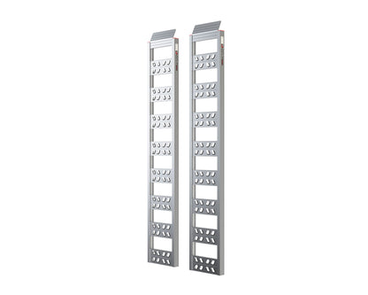 Yutrax® 77” Utility Ramps, High-Strength Extruded Aluminum, 1800 lb. Load Capacity, Lightweight, Versatile, ATV/Riding Lawn Mower Loading, Pair, YR101