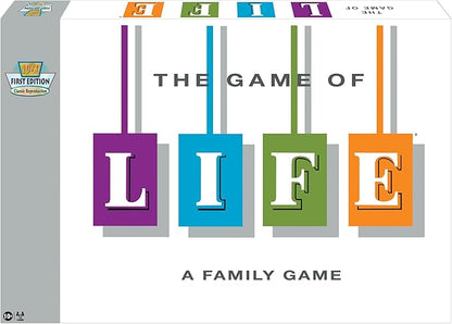 The Game Of Life With 1960 Artwork &amp Gameplay Winning Moves Games USA Classic Game: Original 1960's Version Spinner Mountains Insurance Career Options Marriage etc. 3-4 Players Age 10+