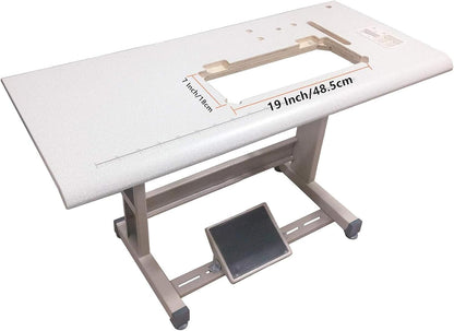 YEQIN "T Legs Sewing Machine Table Stand/Sewing Desk for Juki DDL8700 5550 DU1118 Type Single Needle Lockstitch Sewing Machines
