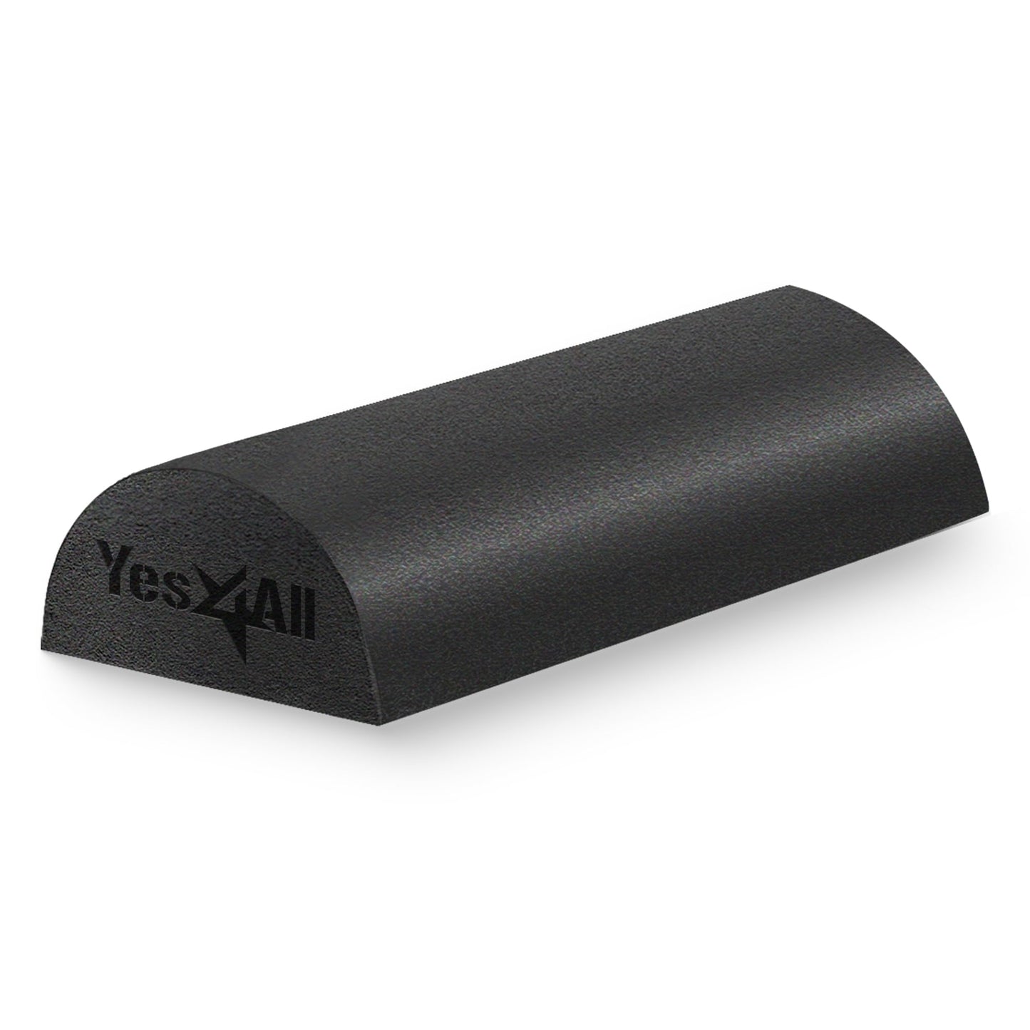 Yes4All Medium Firm Half Foam Rollers for Post-Workout Relaxation, 12/18/24/36 inch PE Foam Roll for Back Massage & Yoga Exercise