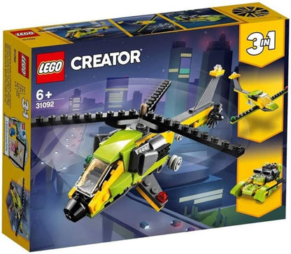 LEGO Creator 3in1 Helicopter Adventure 31092 Building Kit (114 Pieces)