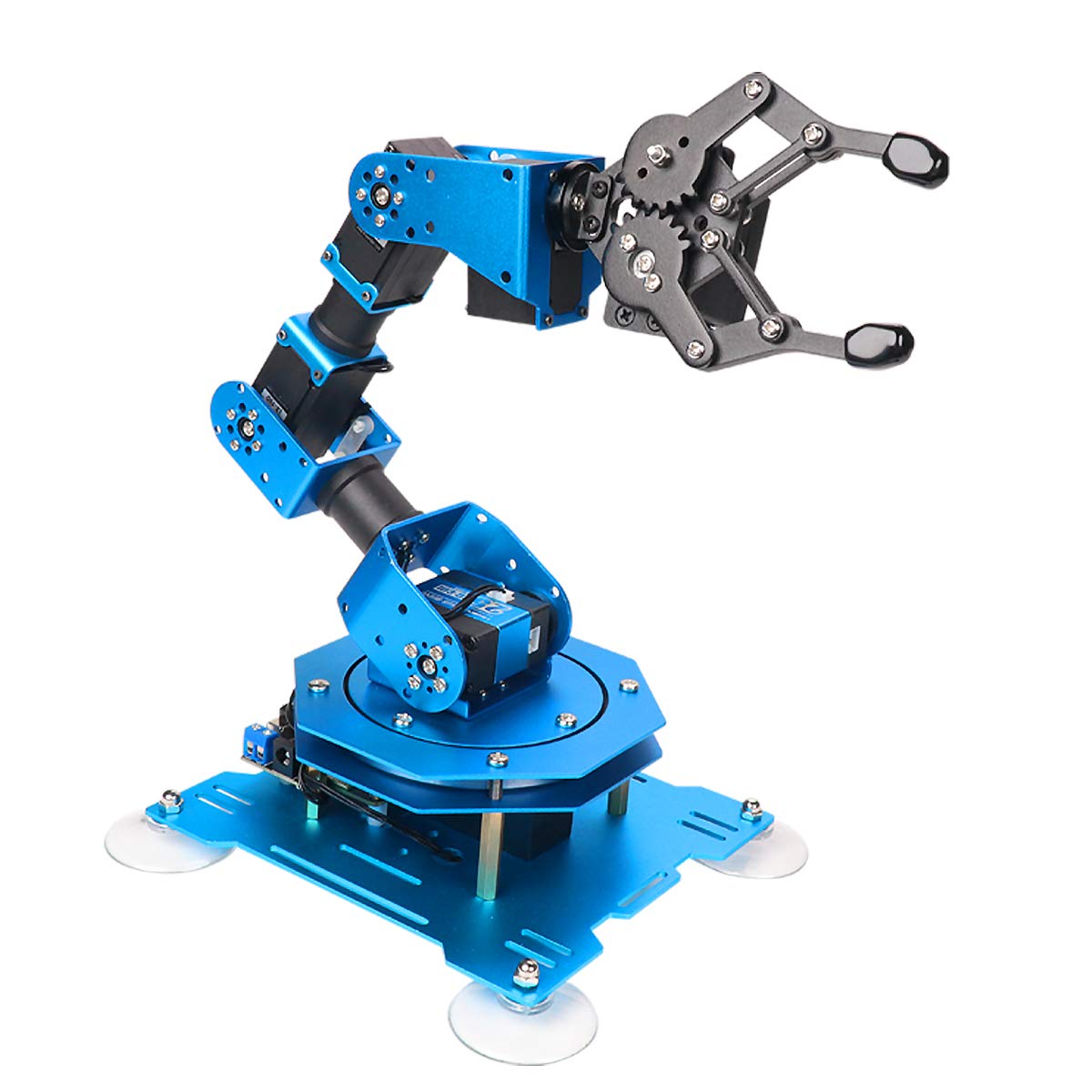 LewanSoul Hiwonder-xArm1S Programming Desktop Robotic Arm with Powerful and Robust Intelligent Bus Servos Featuring Position and Voltage Feedback (Unassembled)