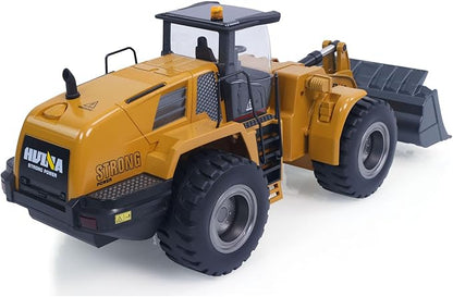 TOUCAN RC HOBBY US in Stock 1/14 HUINA Toys 2.4G 10CH Radio Controlled Loader 1583 Electric Lifting System Lights Sound RC Construction Vehicles Assembled for Adult