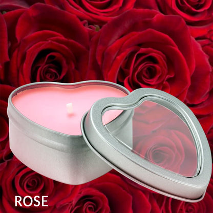 DEYBBY Rose Aromatherapy Pink Tea Light Large Candles, Highly Scented tealight Candles—6 Hours Burn Time for Valentine's Gift, Dinner, Wedding (Pack of 6)
