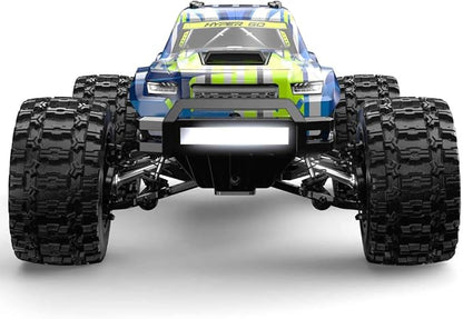 MJX 14208 1:14 Scale 4WD Brushless RC Bigfoot Truck 41 km/h High Speed RTR Off-Road Truck 2.4 GHz Remote 7.4V 2000mAh Battery 88mm All-Terrain Tires Big Wheel Monster