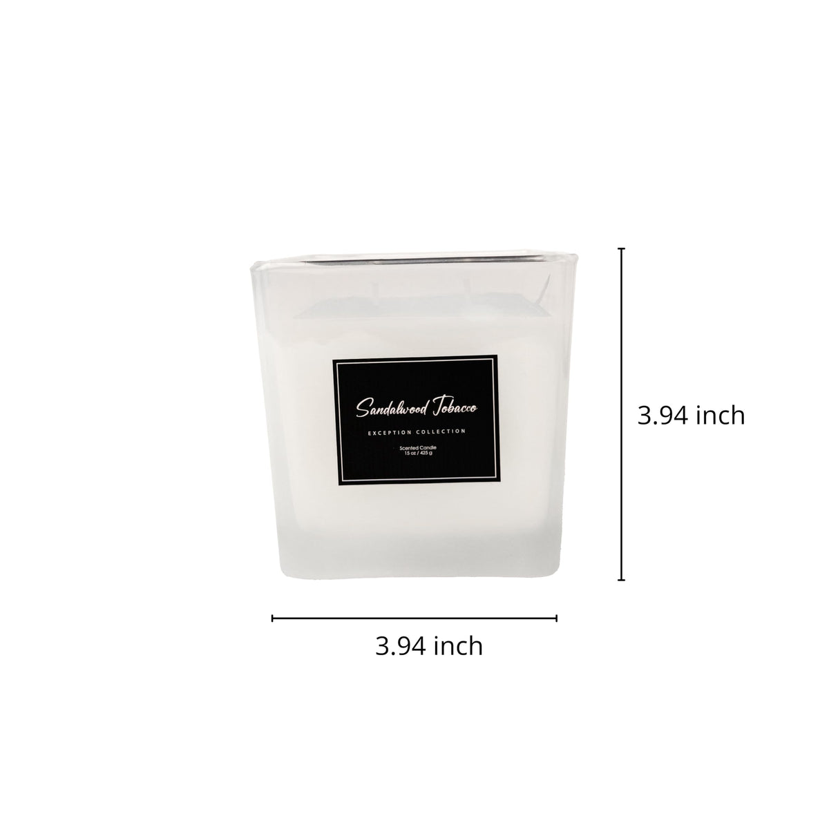 Signature Scented Candle 15oz – CW Studio Color Glass Jar — Hand-Poured Soy & Paraffin Wax – Clean Burn, Smokeless, Up to 30 Hours, Home Decor & Gift Giving