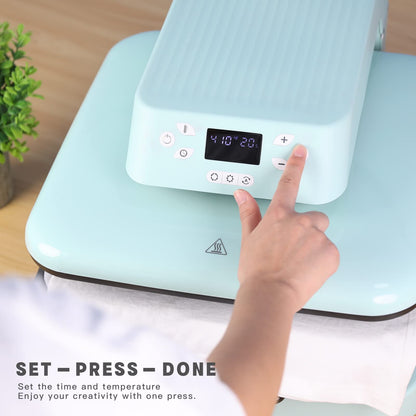 HTVRONT Auto Heat Press Machine for T Shirts - Heat Press 15x15 with Auto Release - Heats Up Fast & Heat Evenly, Professional Machines for HTV, Sublimation, Heat Transfer Projects