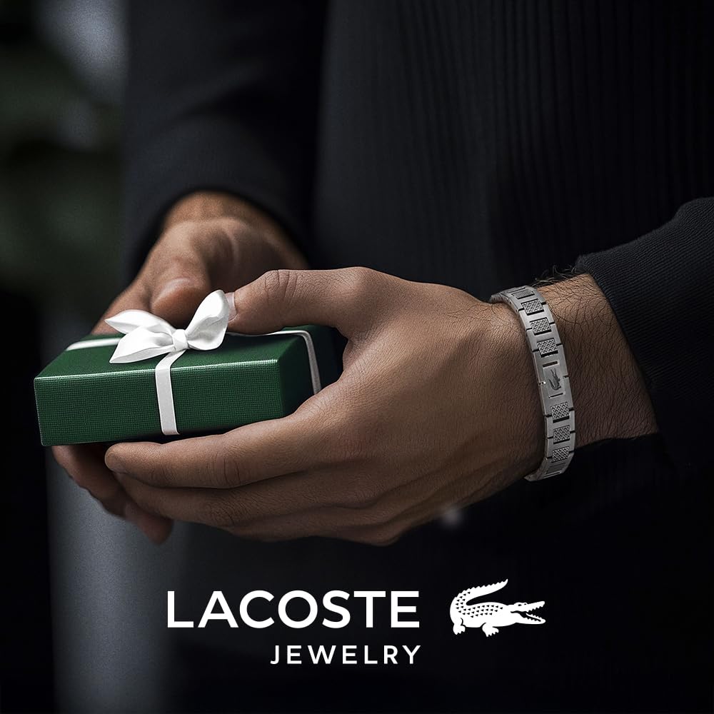 Lacoste Metropole Men's Stainless Steel Link Bracelets (Model: 2040117)
