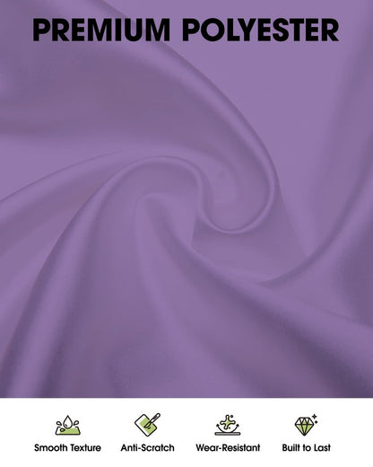 Pureegg Rectangle Table Cloth 60" x 102" – Durable Polyester Tablecloth Offers Reusable & Washable Protection, Ideal for Outdoor Party, Picnic, Wedding, Banquet and Birthday, 2 Pack, Lavender