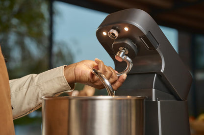 Ooni Halo Pro Spiral Mixer - Dough Stand Mixer with Attachments, 7.3 Quart Capacity and 58 Speed Settings - Charcoal Grey