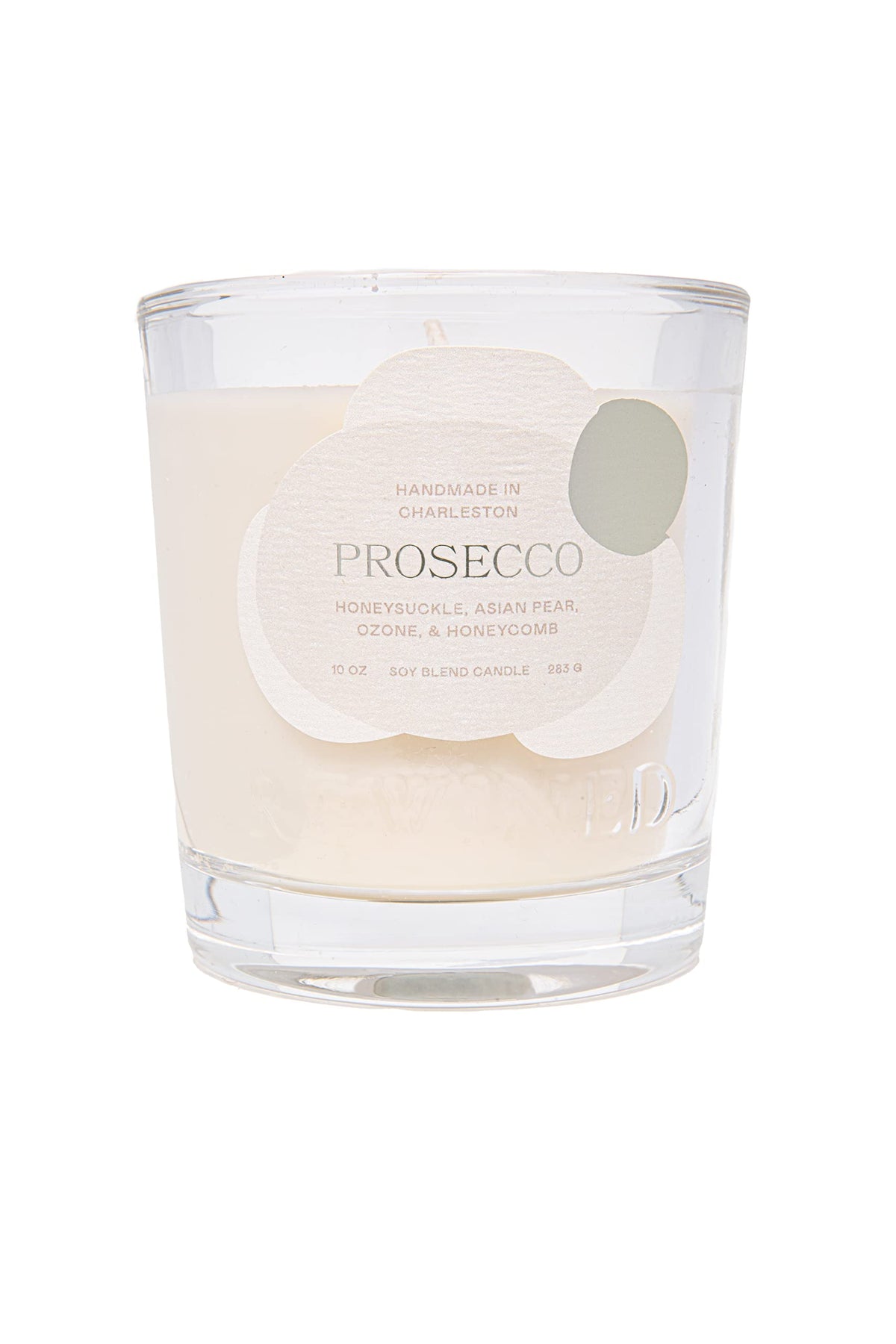 Rewined - Premium Prosecco Scented Candles, 10 oz. - Velvety Smooth, Smoky Scented with Notes of Honeysuckle, Crisp Asian Pear, Fresh Ozone & Honeycomb - Non Toxic Candles