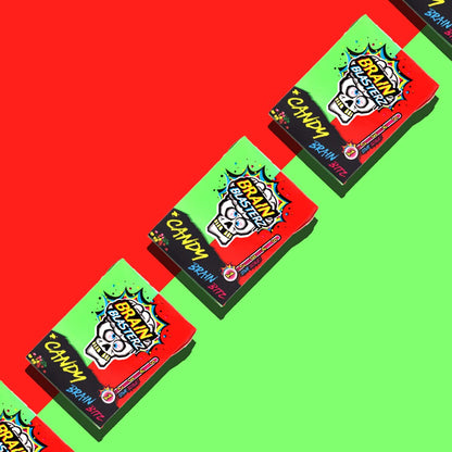 Brain Blasterz TREAT Sour Candy Variety Pack, Vegan Candy, Sour Chew Bar, Halal Candy, Sour Candy Gift Box w/ 15 pcs (13oz), Unique Candy Variety Pack, Lollipop, Sour Powder, Taffy, Halloween Candy