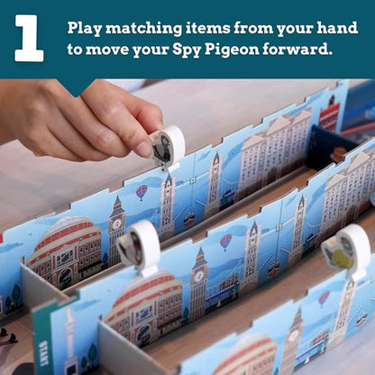 Ridley's Games: If Flies It Spies | The Spy Pigeon Racing Game | Family Strategy Game | for 2-6 Players and Age 8+ with a 20-Minute Playtime
